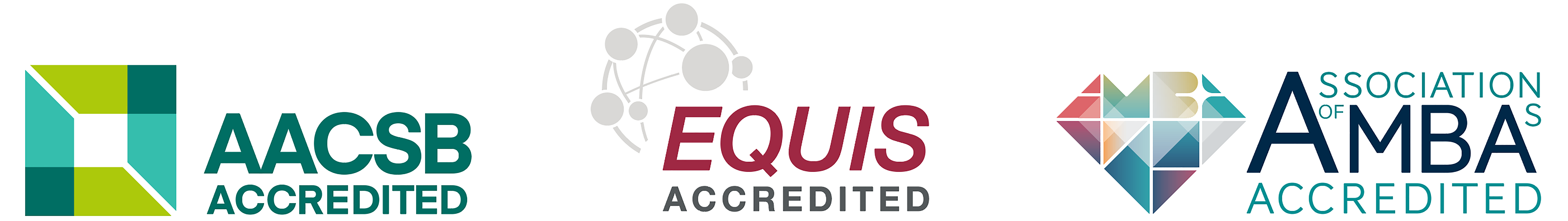 Triple accreditation logos horizontal 08 10 20